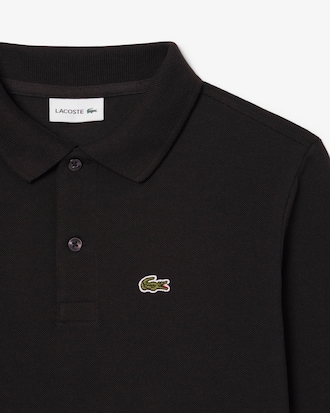 Boys' Long Sleeve Piqué Polo