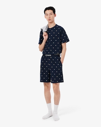 Straight Fit Printed Pyjama Shorts