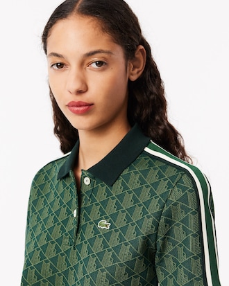 Women's Slim Fit Monogram Polo