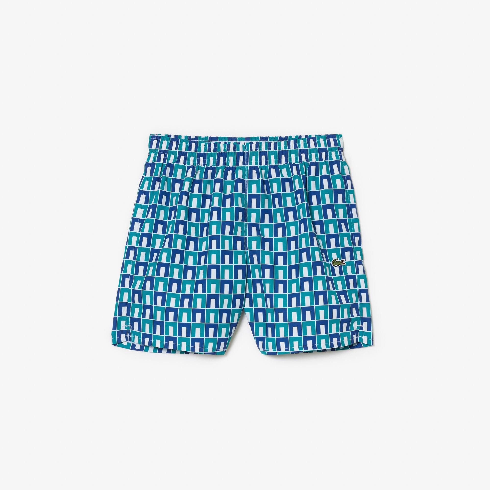 Kids' Monogram Print Swim Trunks - Baby & Kids Swim - New In 2026
