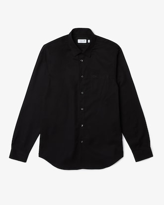Camisa para hombre regular fit en popelina de algod&oacute;n