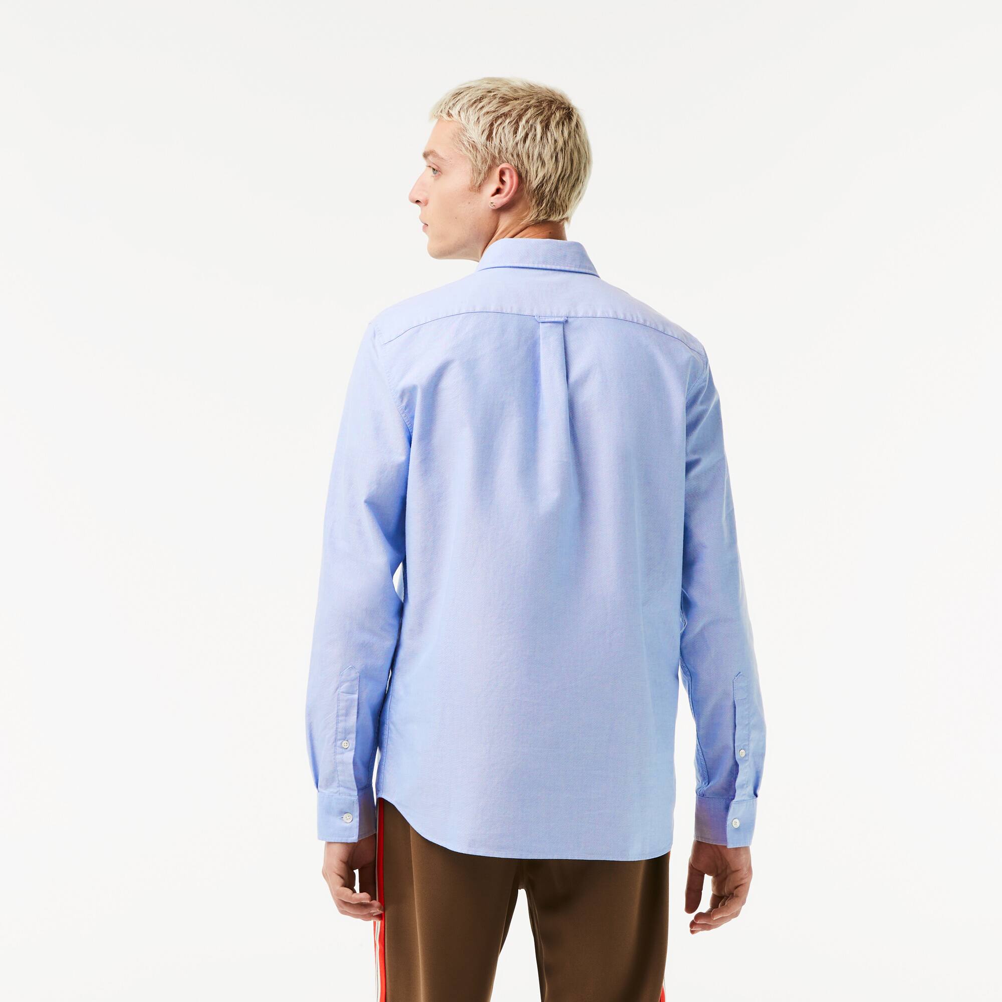 LACOSTE レギュラーフィット　Da149 ラコステ LACOSTE ヘザーカラーリングワッフルニット （ネイビー