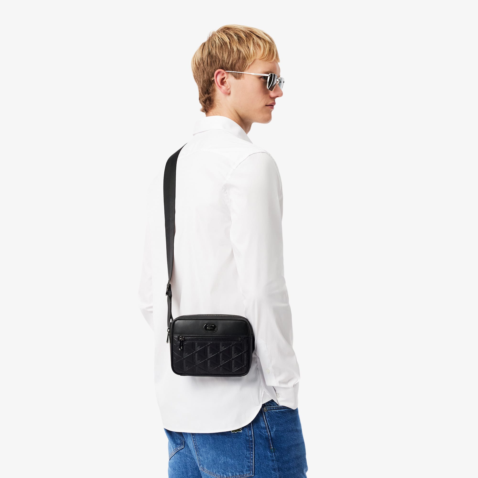 【未使用級】ラコステ モノグラム リポーターバッグ 黒 レザー メンズ 楽天市場】LACOSTE ラコステ バッグ レディース メンズ ユニセックス