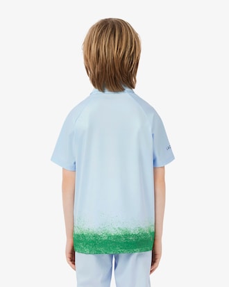 Kids' Lacoste x Daniil Medvedev Stretch Jersey Polo