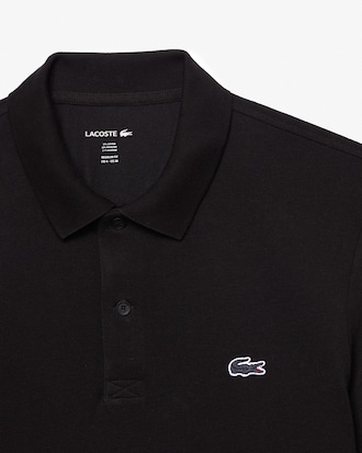 Polo regular fit en coton m&eacute;lang&eacute;