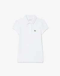 Girls' Scalloped Collar Piqu&eacute; Polo