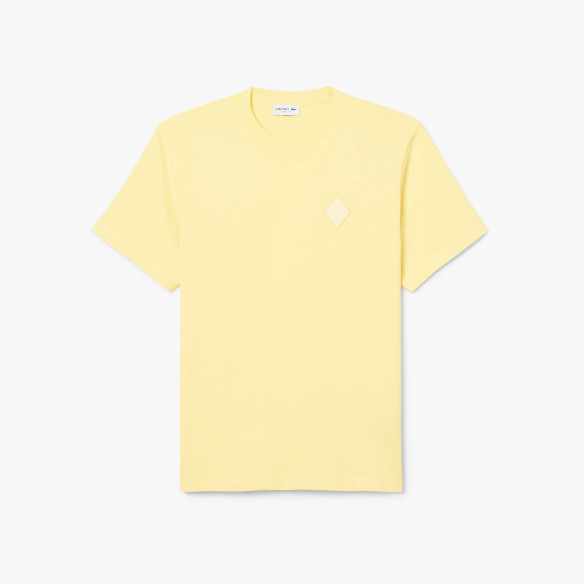 Classic Fit Heavy Badge Accent T-Shirt - Organic Cotton - New In