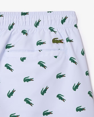 Men's Crocodile Print Swim Trunks