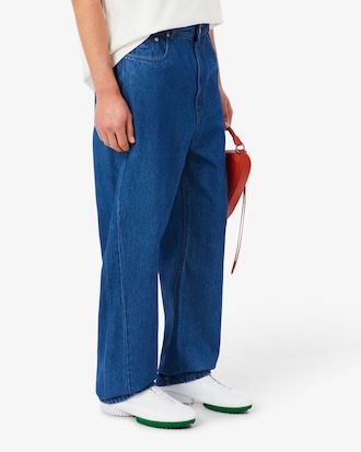 Runway Wide Fit Denim Barrel Leg Jeans