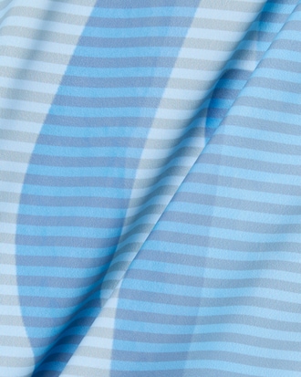 Mid Length Striped Swim Trunks