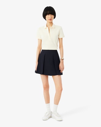 Short Fluid Pleated Skirt