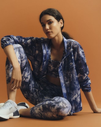 Women's Lightweight Crocodile Print Tennis Jacket