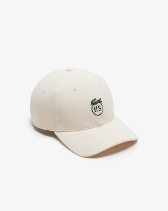 Casquette Lacoste x Highsnobiety en coton piqué
