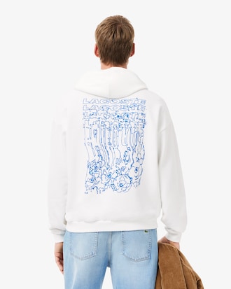 Men's Loose Fit Print Hoodie