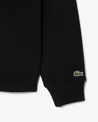 Sudadera de Cuello con Cierre de Felpa Estampada