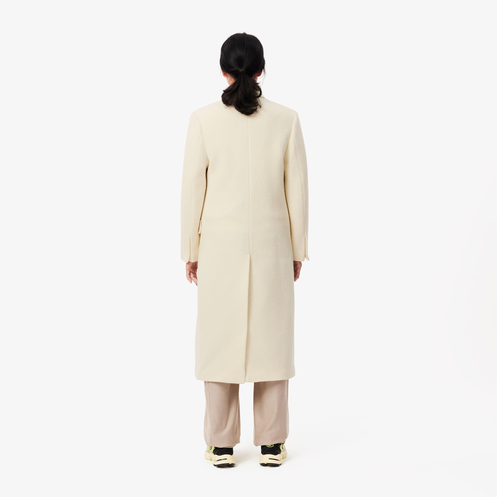 LAATO ラート TAILORED OVER COAT Long Tailored Wool Coat – La Garçonne