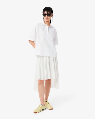 Polo Oversized De Tejido T&eacute;cnico Para Mujer