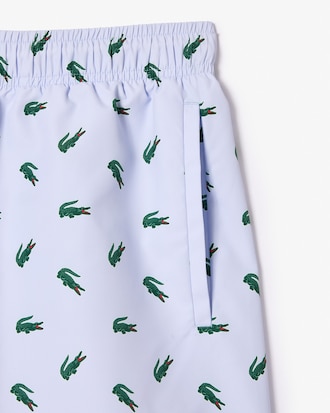 Men's Crocodile Print Swim Trunks
