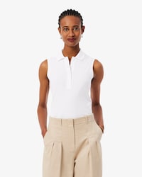 Women's Slim Fit L.12.D Sleeveless Stretch Polo