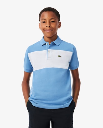 Colorblock Petit Piqu&eacute; Polo Shirt
