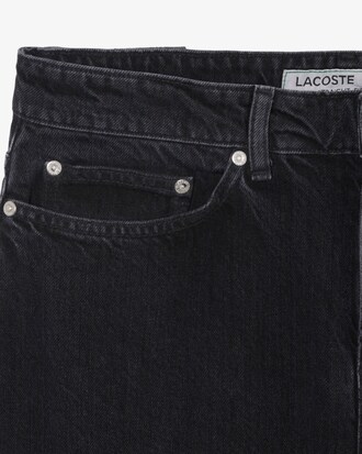 Jeans &Iacute;ndigo De Corte Recto Con 5 Bolsillos Para Hombre