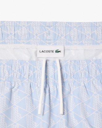 Men's Monogram Print Swim Trunks
