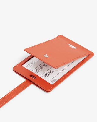 Runway Printed Leather Luggage Tag