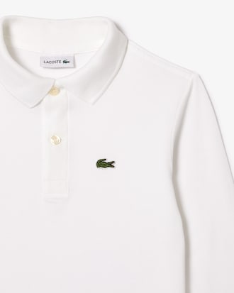 Kids' Long Sleeve Petit Piqué Polo