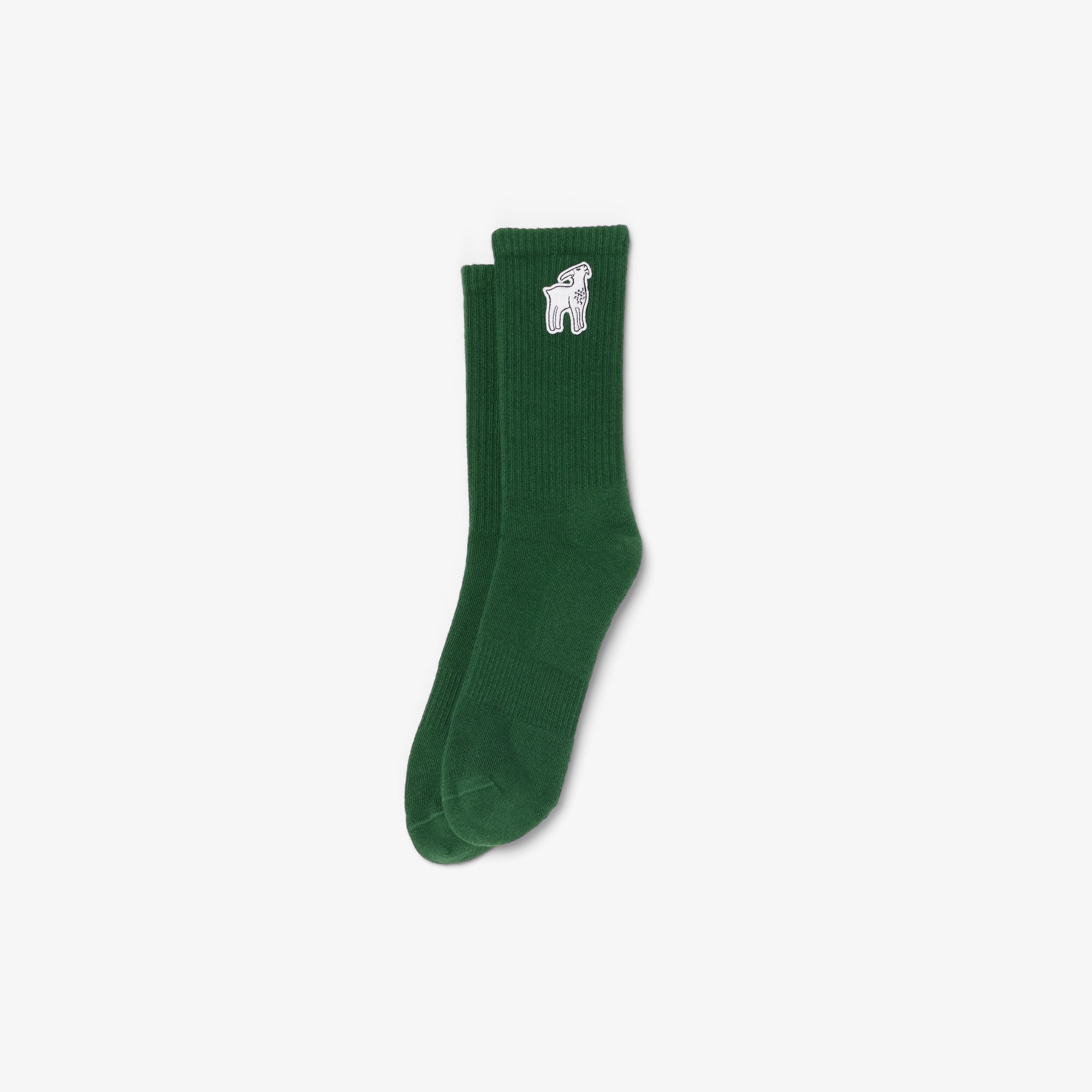 Lacoste X Novak Djokovic Socks The Goat Socks - 9 - 12.5 In Green