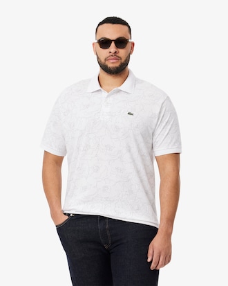 Men's Classic Fit Flower Print L.12.12 Polo