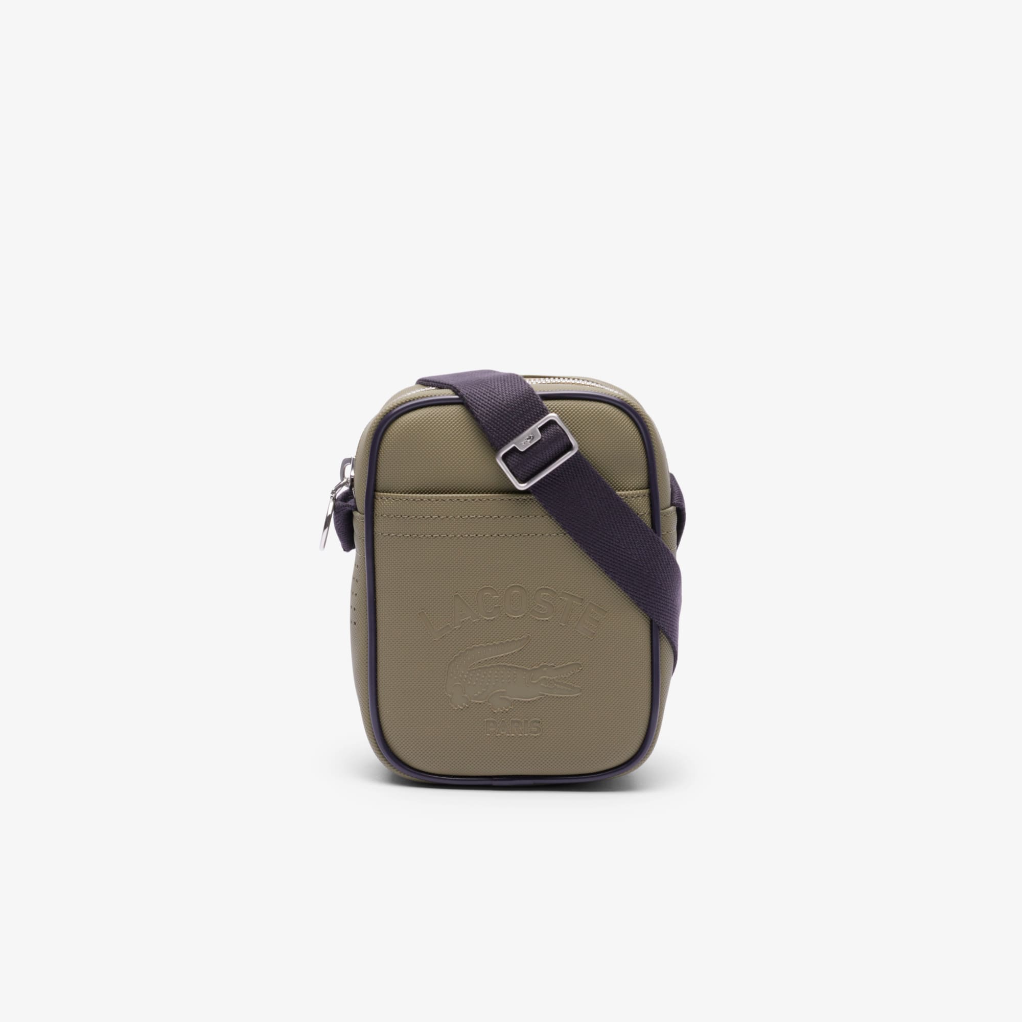 Lacoste Unisex Club 1930 Petit Piquã© Effect Vertical Satchel - One Size In Green
