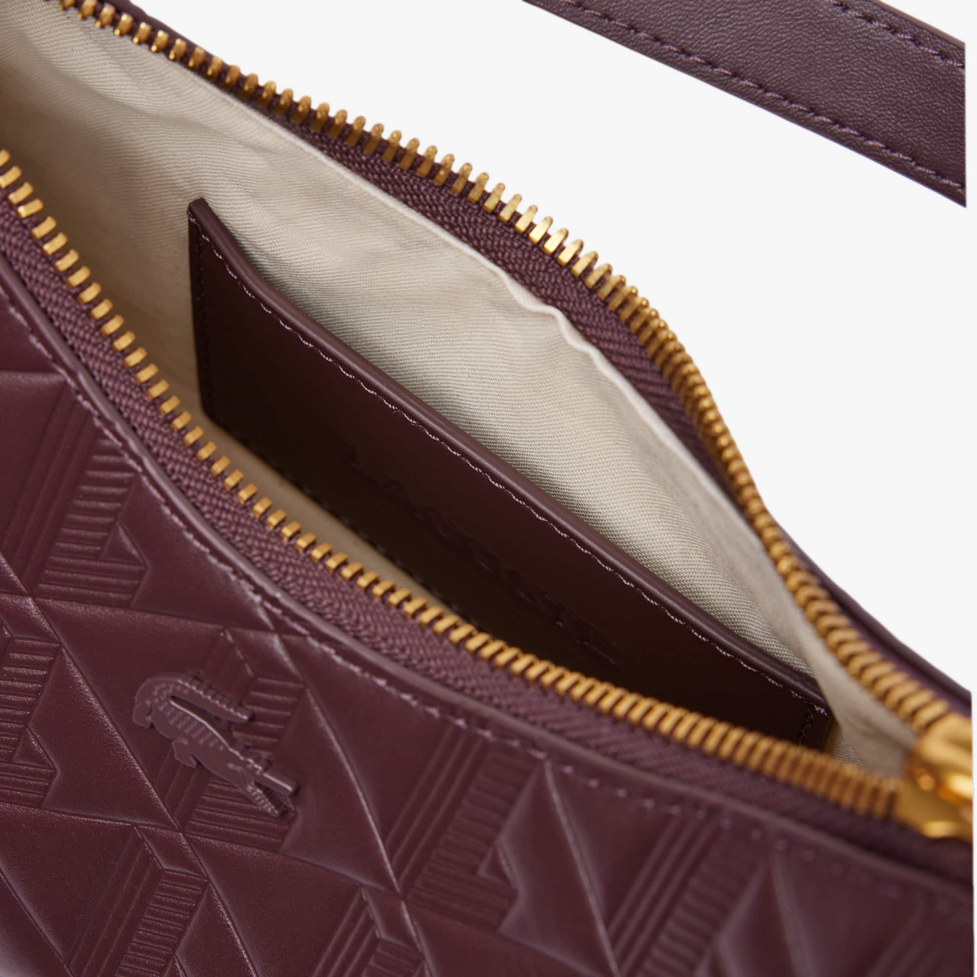 Women's Maheki Embossed Leather Half Moon Bag - Bags - New