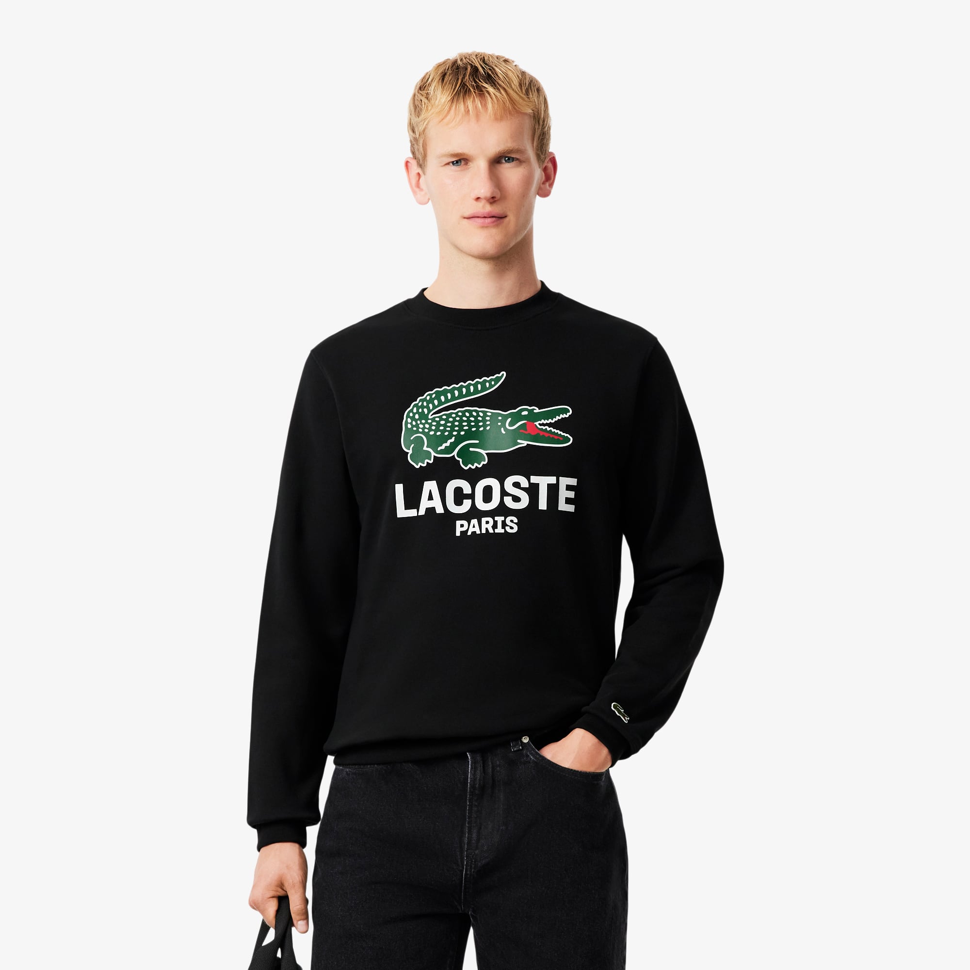 Men's Classic Fit Printed Crew Neck Sweatshirt