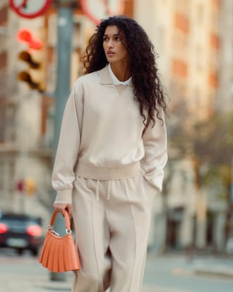 Women's Small Lenglen Leather Bag