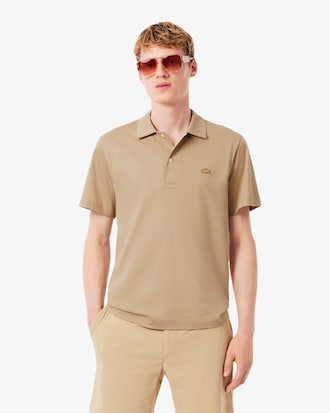 Men's Paris Classic Fit Open Neck Embroidered Polo