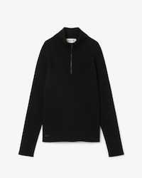 Women's High-Neck 3D Ribbed Knit Sweater
