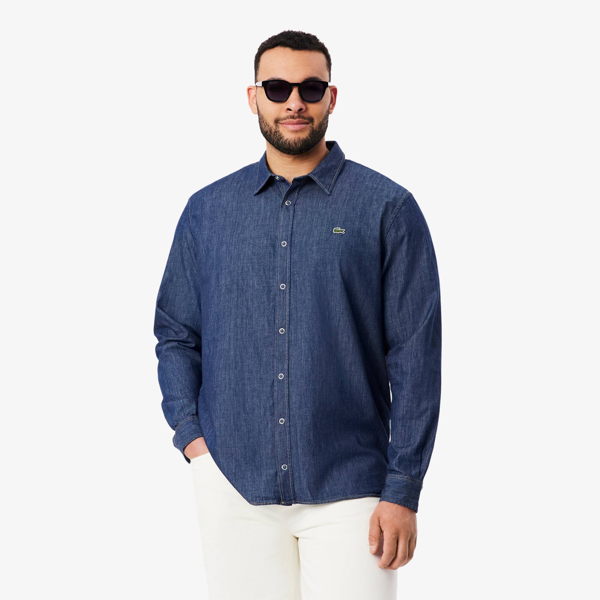 Men's Regular Fit Lightweight Denim Shirt