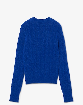 Runway Alpaca Blend Cable Knit Sweater