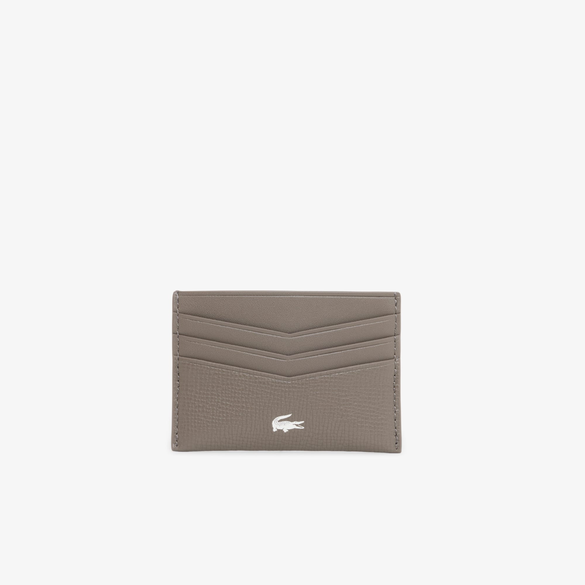 Lacoste Ossian Leather Cardholder - One Size In Brown