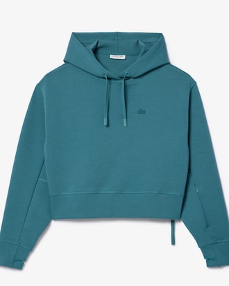 Sudadera con gorro de algod&oacute;n para mujer