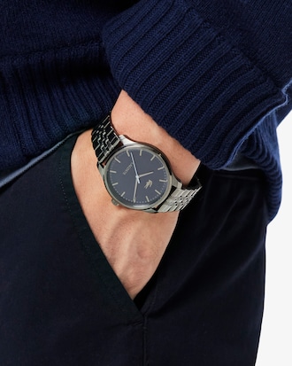 Reloj Lisbon de acero inoxidable ionizado para hombre