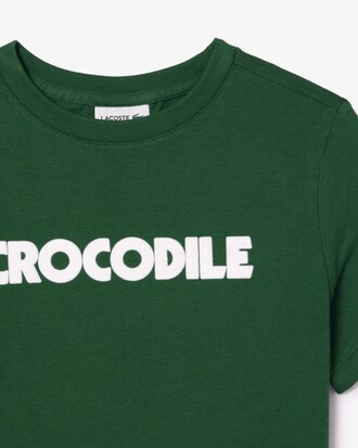 Playera De Algod&oacute;n Con Estampado De Cocodrilo