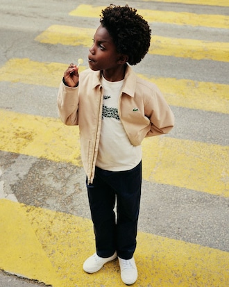 Boys' Water-Repellent Twill Harrington Jacket