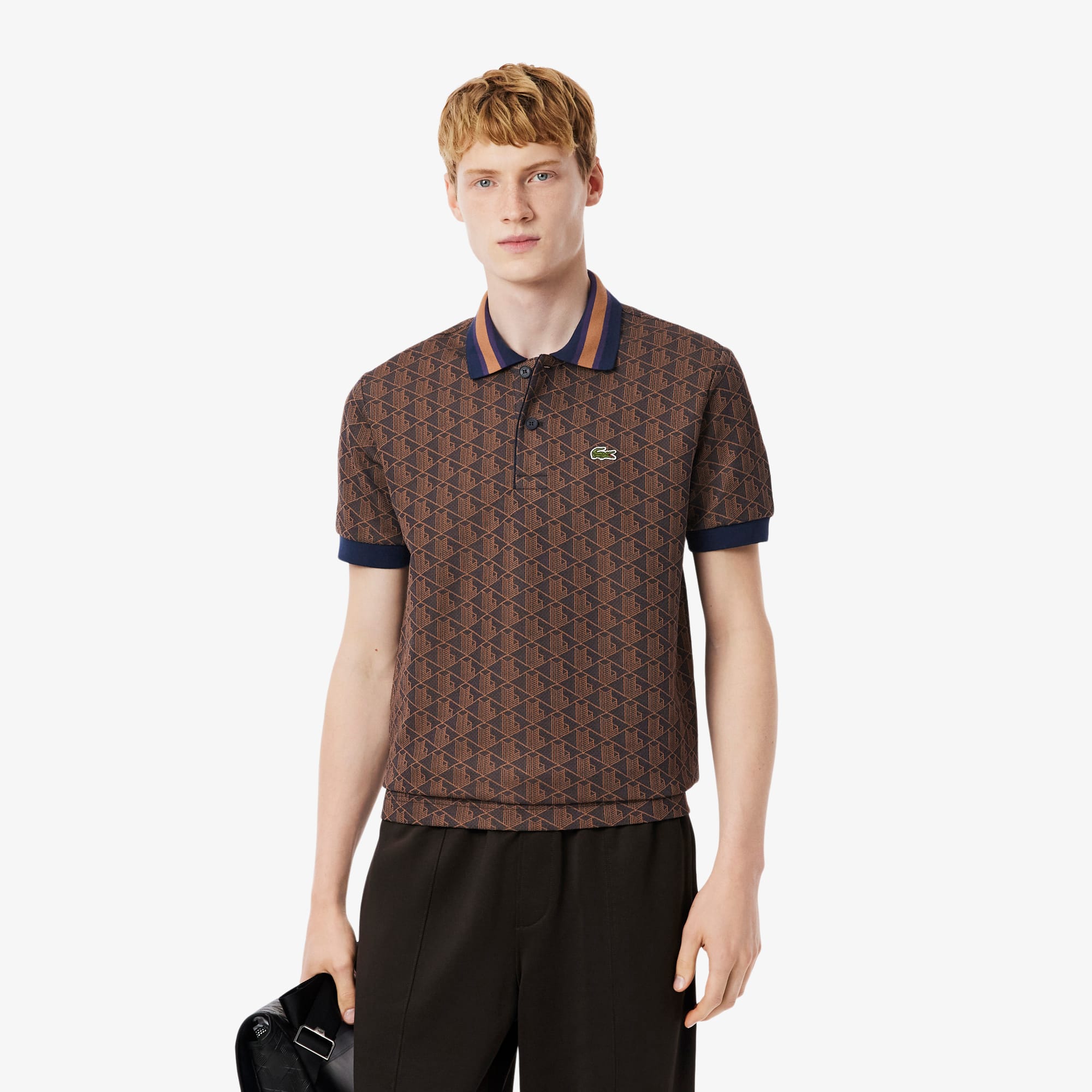 2点  DH1417-10+PH004J-99① Men's Classic Fit Monogram Polo - Polo Shirts - New In 2025