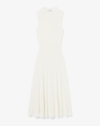 Vestido Plisado de Canal&eacute; de Mezcla