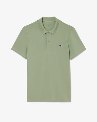 Men's Regular Fit Long Sleeve Cotton Blend Polo