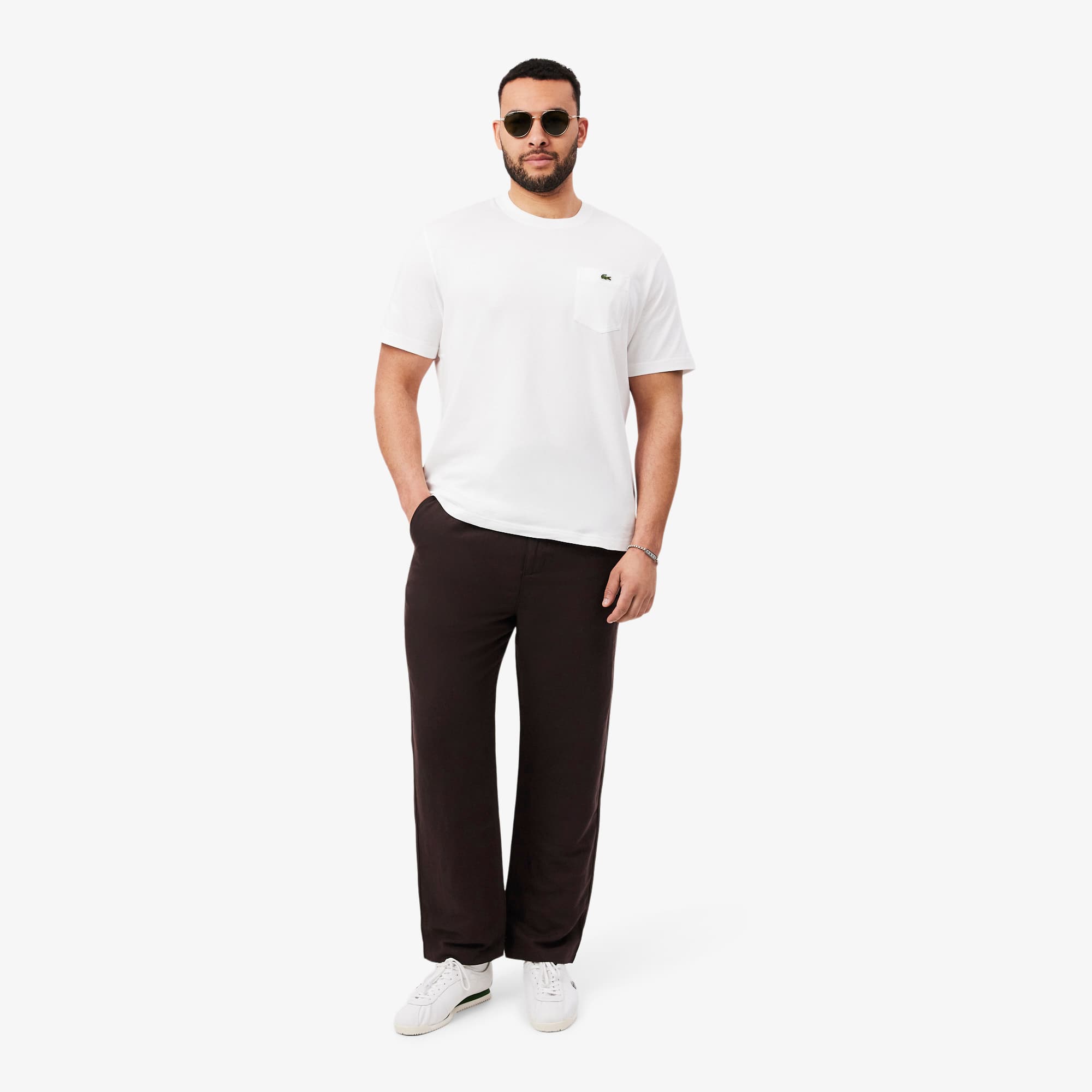 Regular Fit Linen Chino Pants