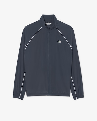 Sport Water-Repellent Trim Accent Track Jacket