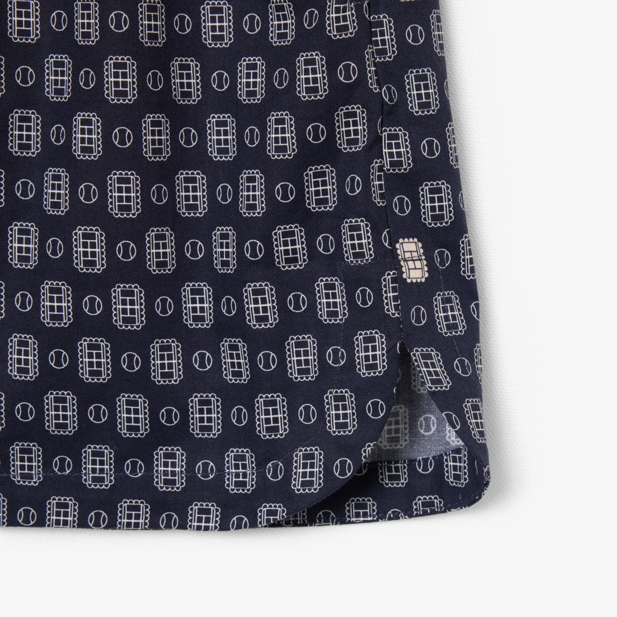 Printed Oversized Bermuda Shorts