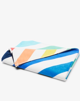 Rainbow Big Croc Beach Towel